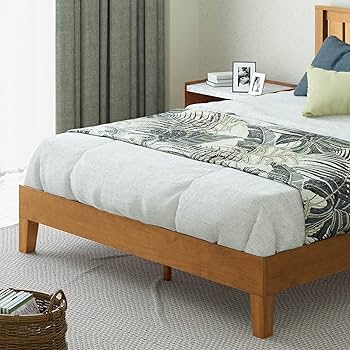 Amazon.com: ZINUS Alexis Deluxe Wood Platform Bed Frame with